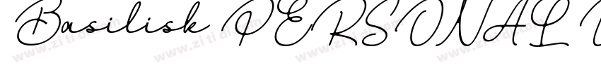 Basilisk PERSONAL US字体转换 Basilisk PERSONAL US字体转换